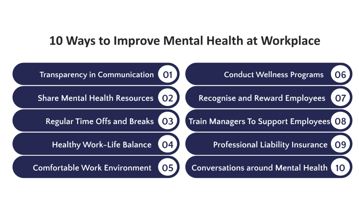 Ways to improve mental health